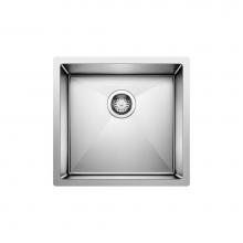 Blanco 516224 - Precision R10 19'' Single Bowl Undermount Stainless Steel Kitchen Sink