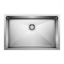 Blanco 524751 - Cuvee R15 28'' Single Bowl Undermount Stainless Steel Kitchen Sink