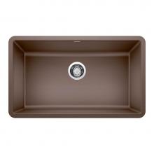 Blanco 442537 - Precis SILGRANIT 30'' Single Bowl Undermount Kitchen Sink - Cafe