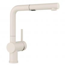 Blanco 526963 - Linus Low Arc Pull-Out Dual-Spray Kitchen Faucet - Soft White