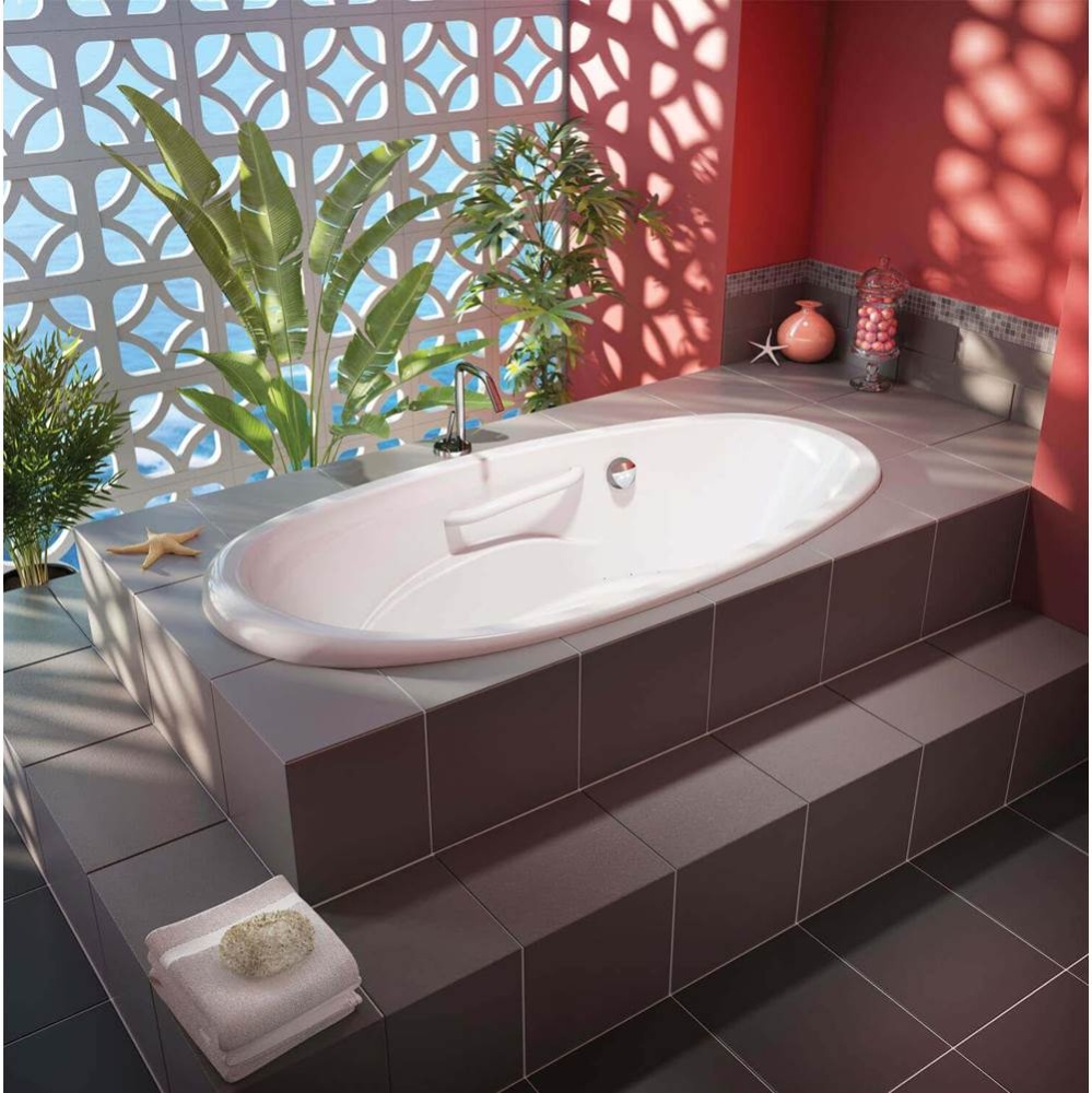 Essencia 7236 Oval Freestanding Tub White