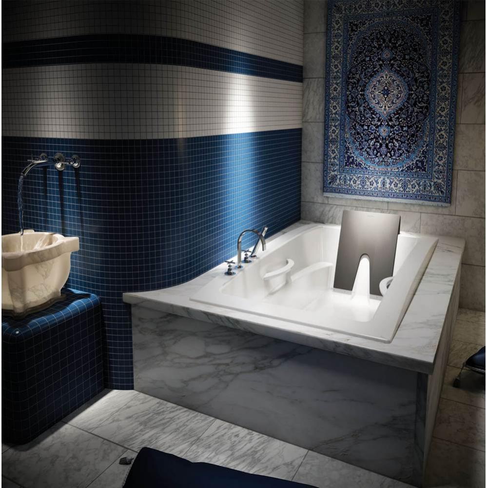 INUA 6636 TUB SLIM DECK WHITE