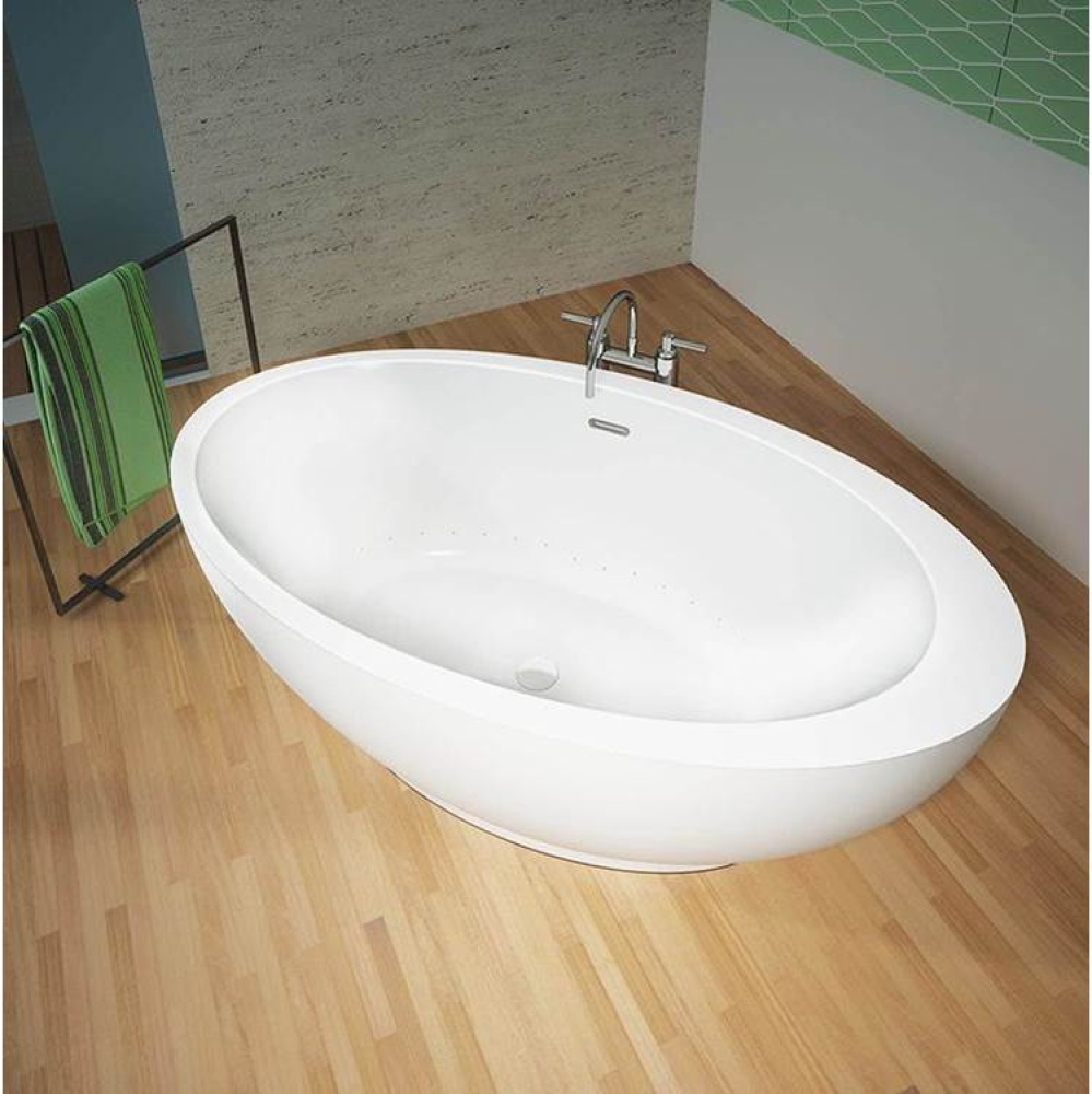 Opalia 6839 Off-Centered Left Tub White