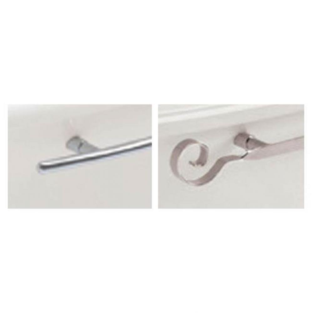 1 LONG TUBE TOWEL BAR CHROME