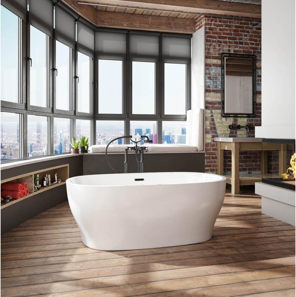 Vibe Oval 5830 Fs Tub White
