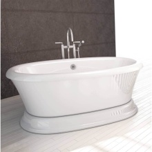 Bain Ultra BBNLOFN0N-02 - Naos 6636 Flat Deck Tub Biscuit
