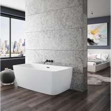 Bain Ultra BVFCHW0LN-01 - Vibe 5828 Fo Left Fs Back To Wall Tub White