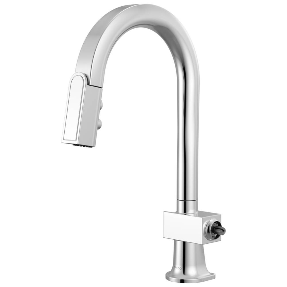 Frank Lloyd Wright Pull-Down Prep Faucet with Arc Spout - Less Handle