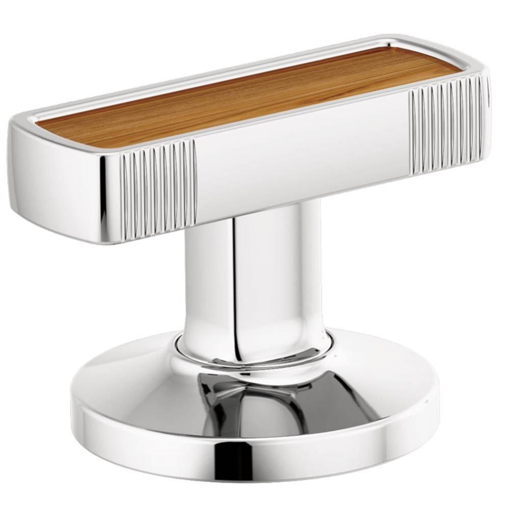 Kintsu® Widespread Lavatory Knob with Wood Inlay Handle Kit