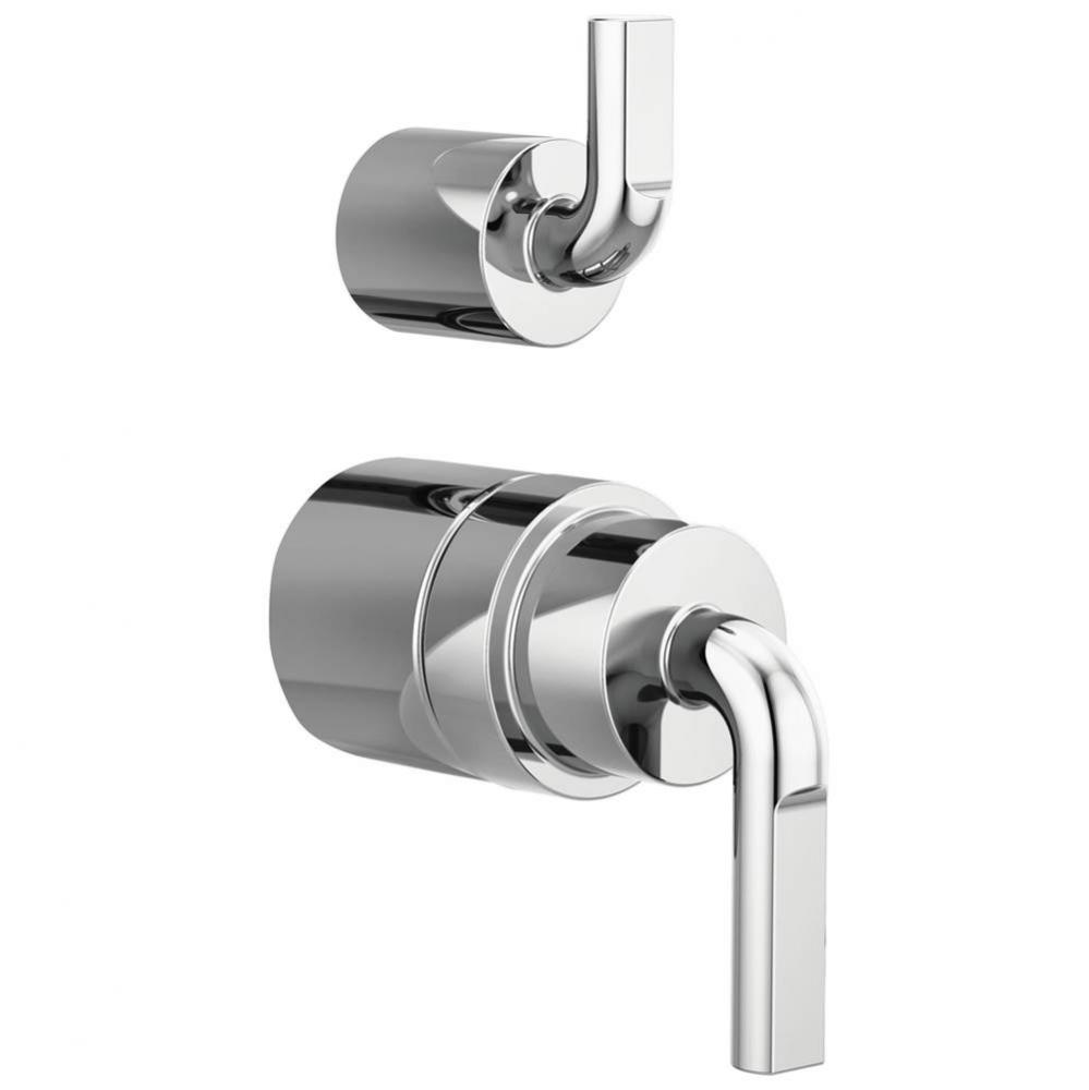 Litze® Pressure Balance Valve with Integrated Diverter Trim Notch Lever Handle Kit
