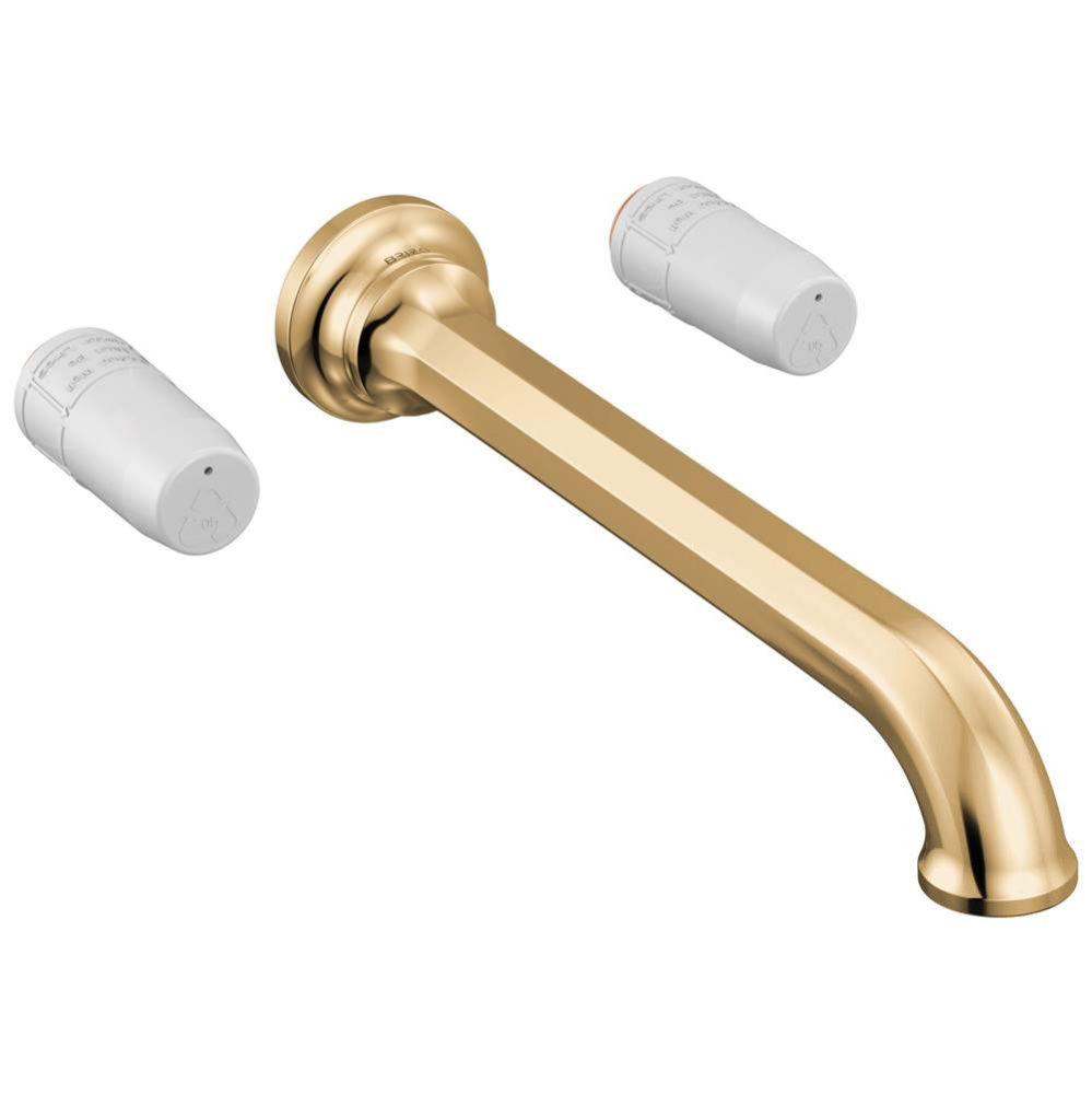 Beauclere™ Two Handle Wall Mount Tub Filler - Less Handles