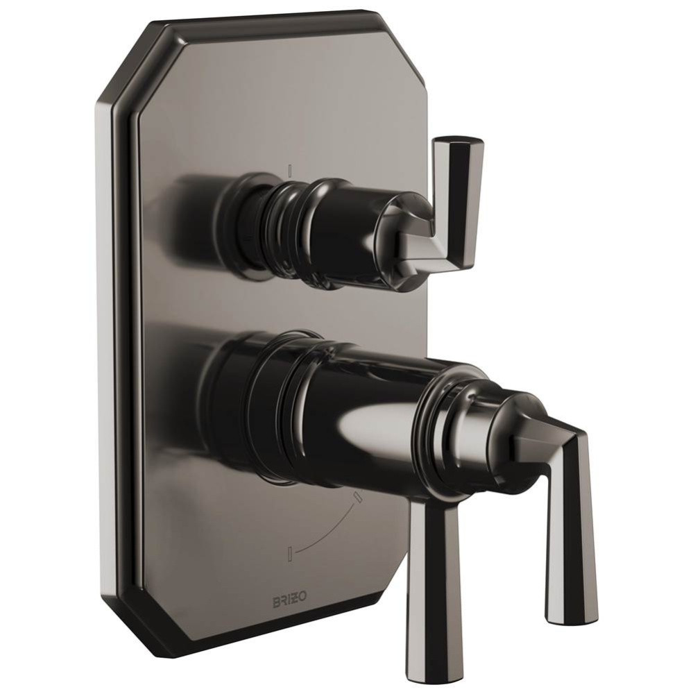 Beauclere™ TempAssure® Thermostatic Valve with Integrated 3-Function Diverter Trim