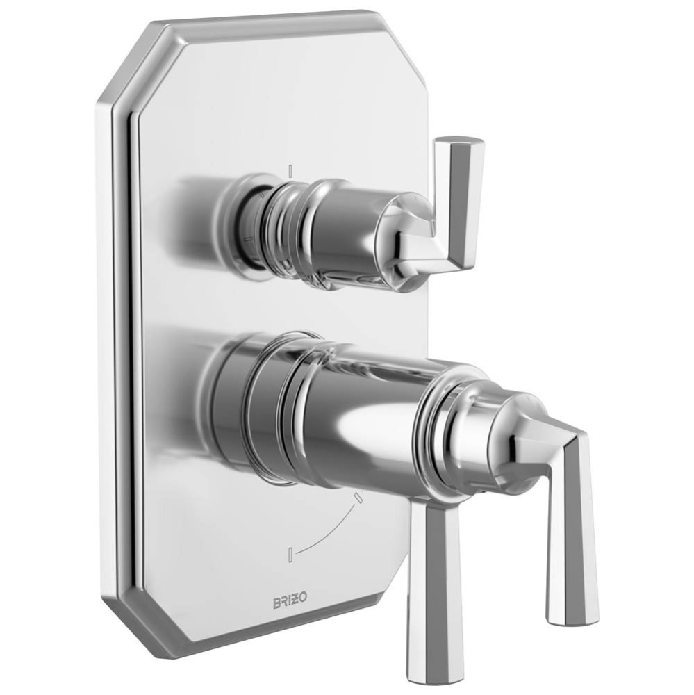 Beauclere™ TempAssure® Thermostatic Valve with Integrated 3-Function Diverter Trim