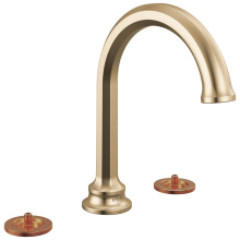 Brizo 65365LF-GLLHP - Beauclere™ Widespread Lavatory Faucet with Arc Spout - Less Handles 1.2 GPM