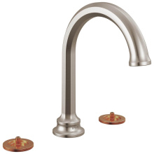 Brizo 65365LF-NKLHP - Beauclere™ Widespread Lavatory Faucet with Arc Spout - Less Handles 1.2 GPM