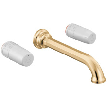 Brizo T65865LF-PGLHP - Beauclere™ Two-Handle Wall Mount Lavatory Faucet - Less Handles 1.2 GPM