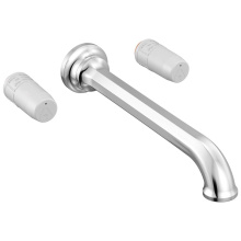 Brizo T70465-PCLHP - Beauclere™ Two Handle Wall Mount Tub Filler - Less Handles