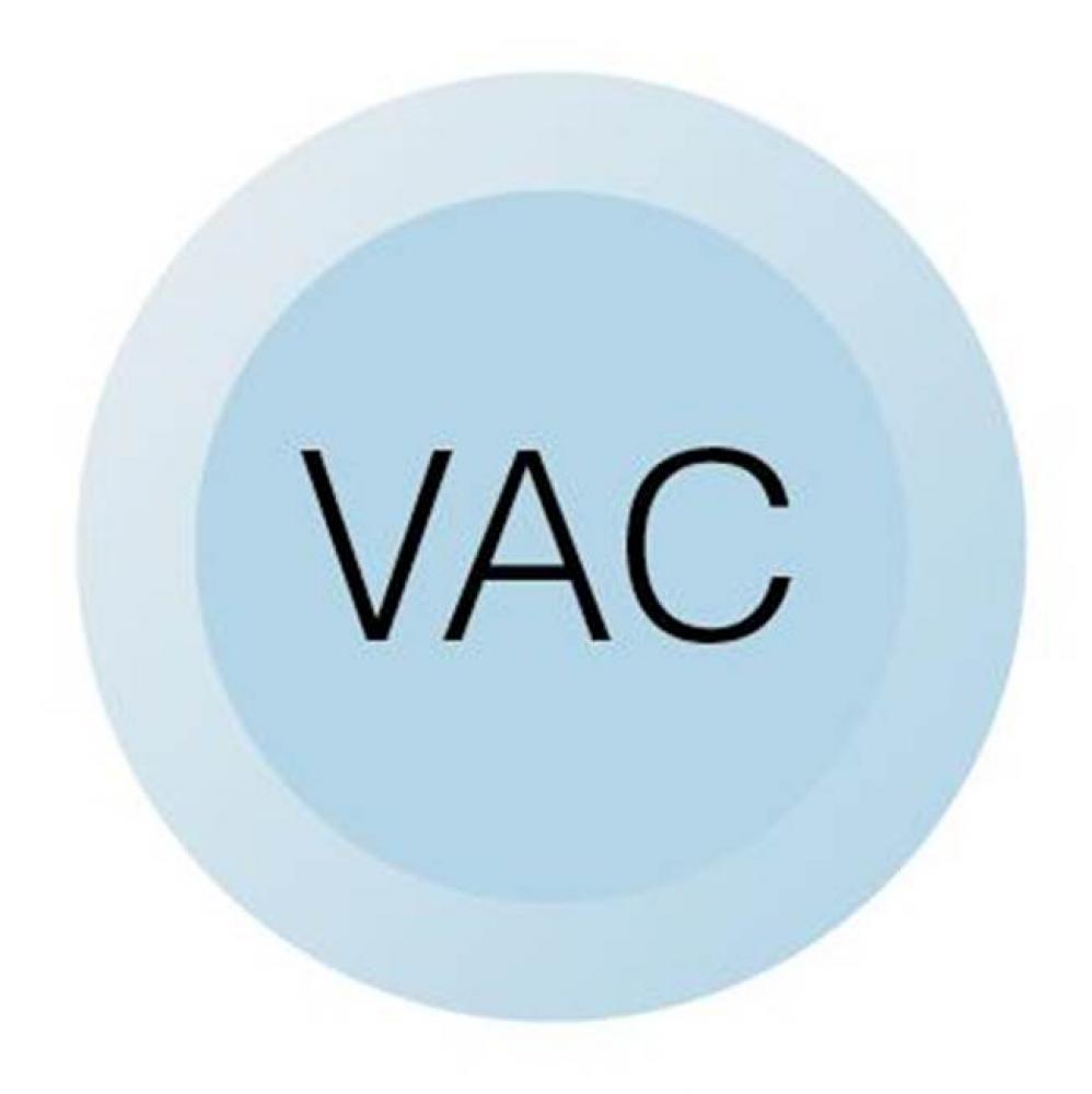 BUTTON LGT BLUE W/BLACK LTRS