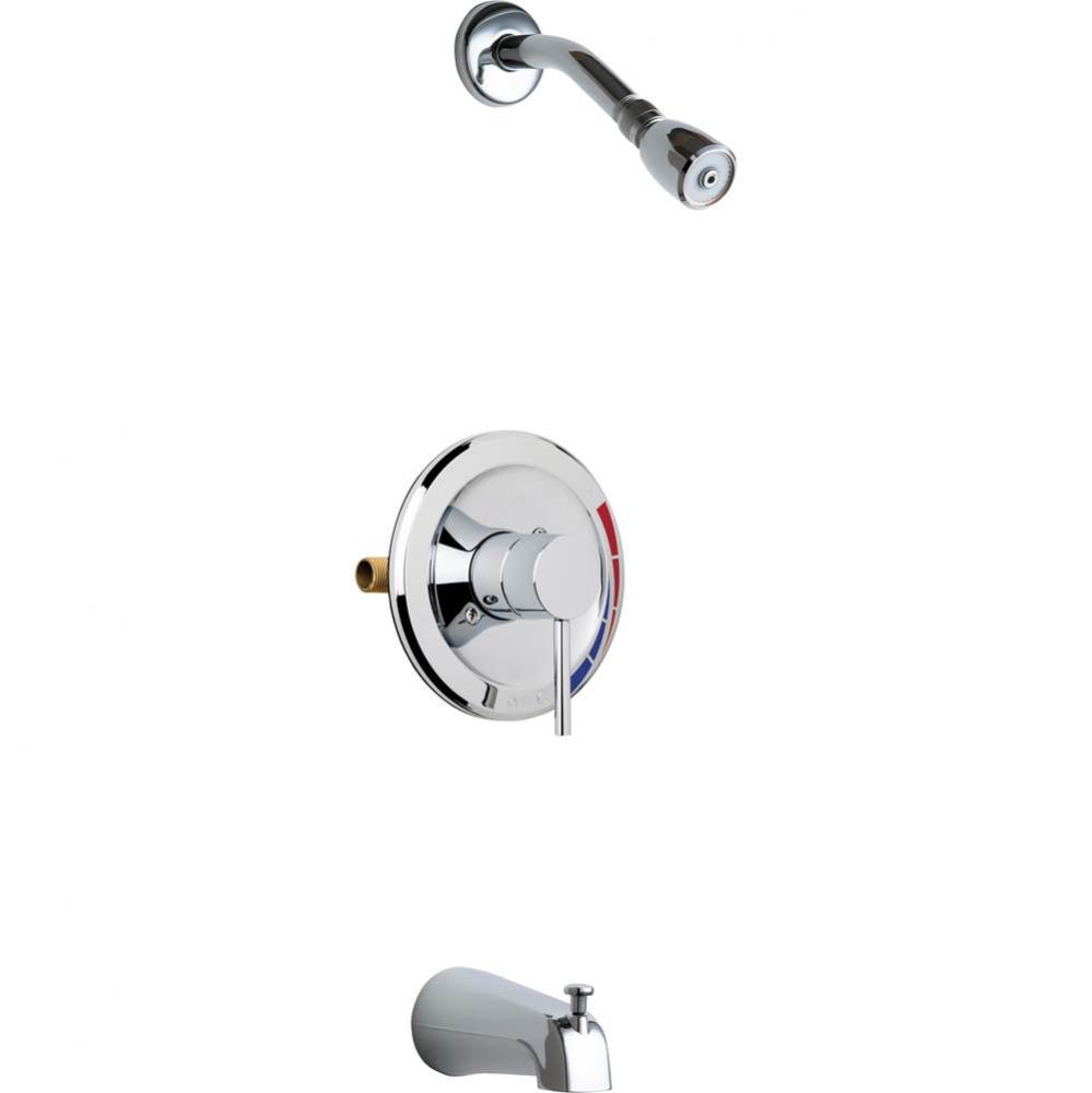 Pressure Balancing Tub and Shower Valve