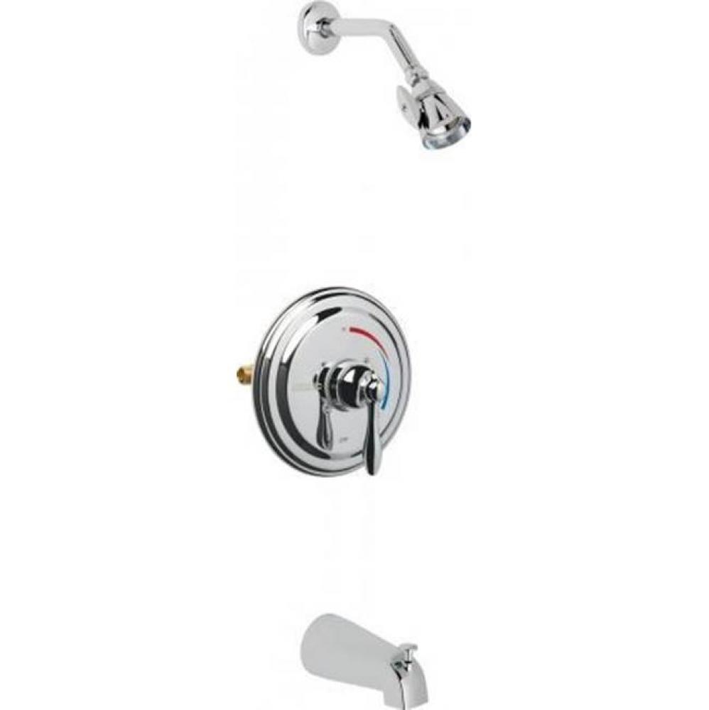 ROUND T/P TUB AND SHOWER VALVE