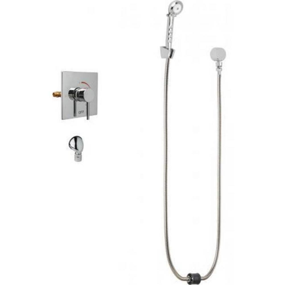 AUTOMATIC DRAIN T/P SQ TRIM SHOWER VALVE