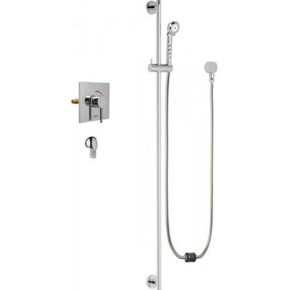 AUTOMATIC DRAIN T/P SQ TRIM SHOWER VALVE