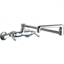 Chicago Faucets 445-DJ18E35ABCP - KITCHEN SINK FAUCET