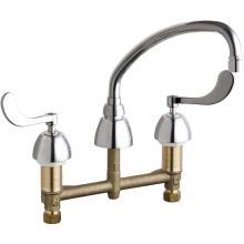 Chicago Faucets 786-LR9E3V317AB - CONCEALED KITCHEN SINK FAUCET
