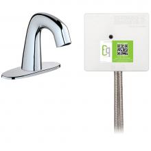 Chicago Faucets EQ-A12C-13ABCP - LAV FAUCET EQ IR RND 4P BATT DS INT 1070