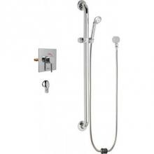Chicago Faucets SH-TP6-00-024 - AUTOMATIC DRAIN T/P SQ TRIM SHOWER VALVE