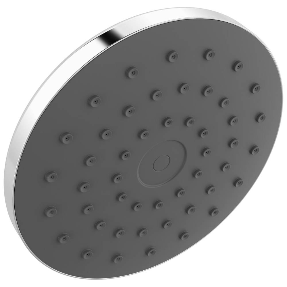 Universal Showering Components: PivotPro Raincan Shower Head with TouchClean Spray Face