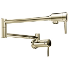 Delta Faucet 1165LF-PN - Other: Contemporary Wall Mount Pot Filler