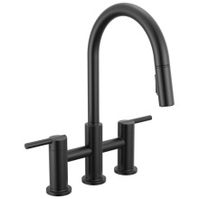 Delta Faucet 39876LF-BL - Nicoli™ Two Handle Pull-Down Bridge Kitchen Faucet