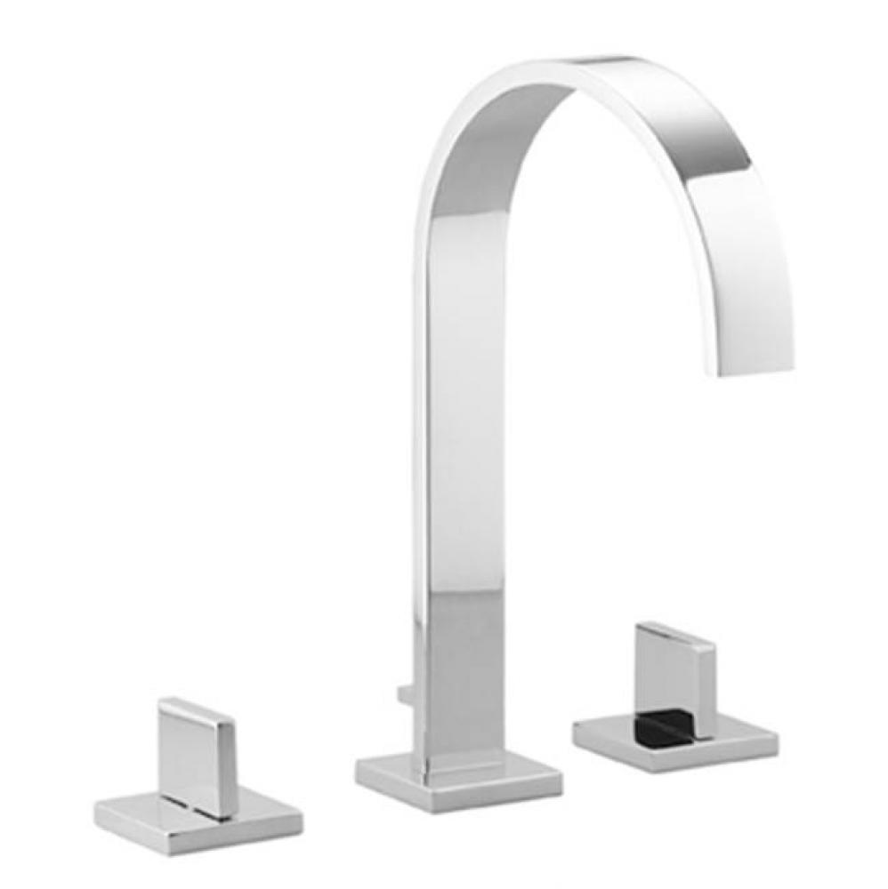MEM Three-Hole Lavatory Mixer With Drain In Polished Chrome