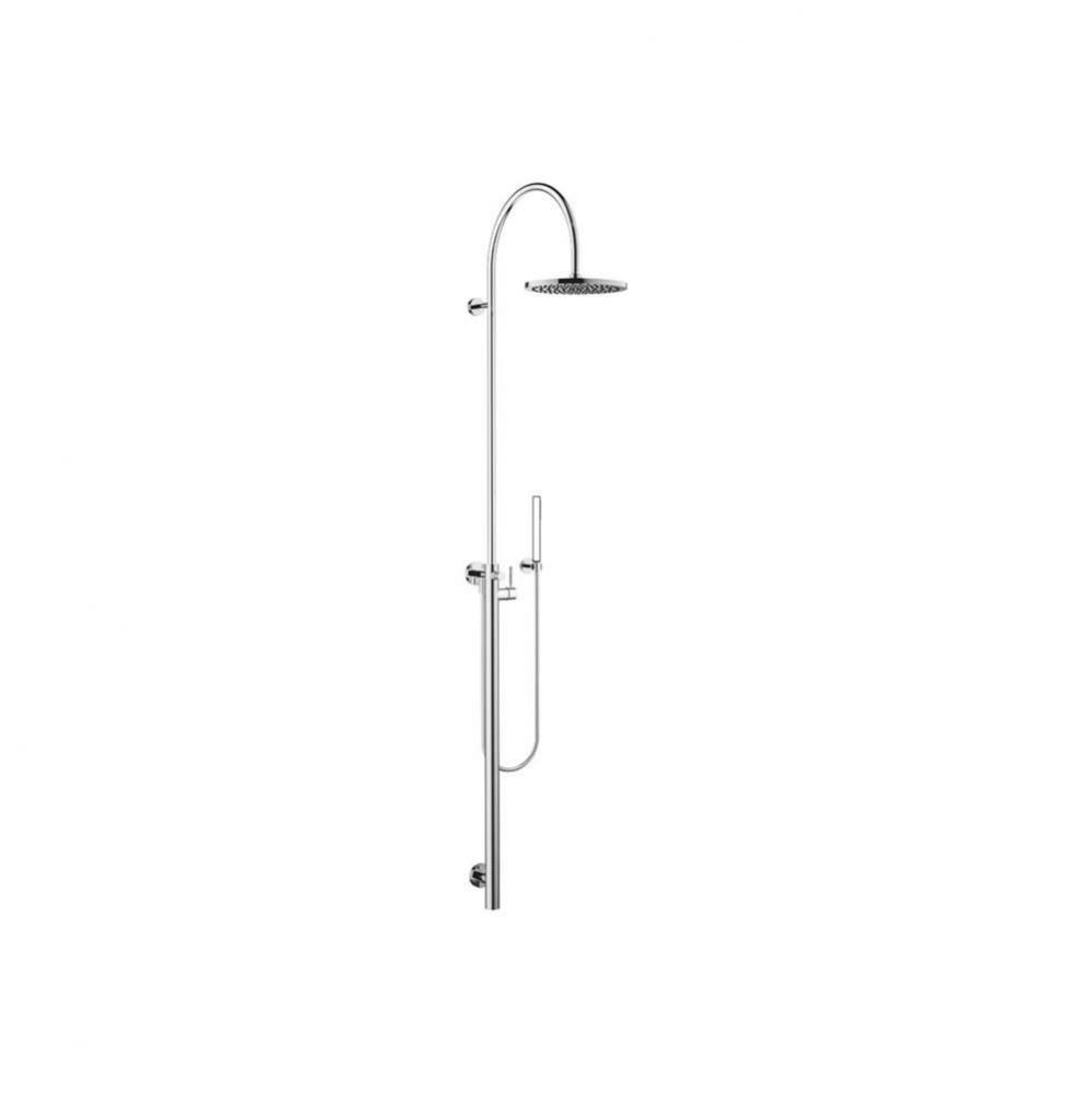 Shower Riser In Polished Chrome