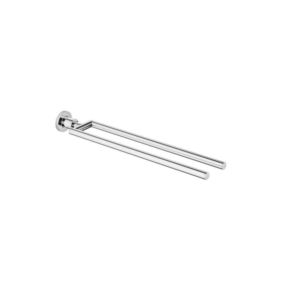 Tara Towel Bar Two-Piece Fixed In Polished Chrome