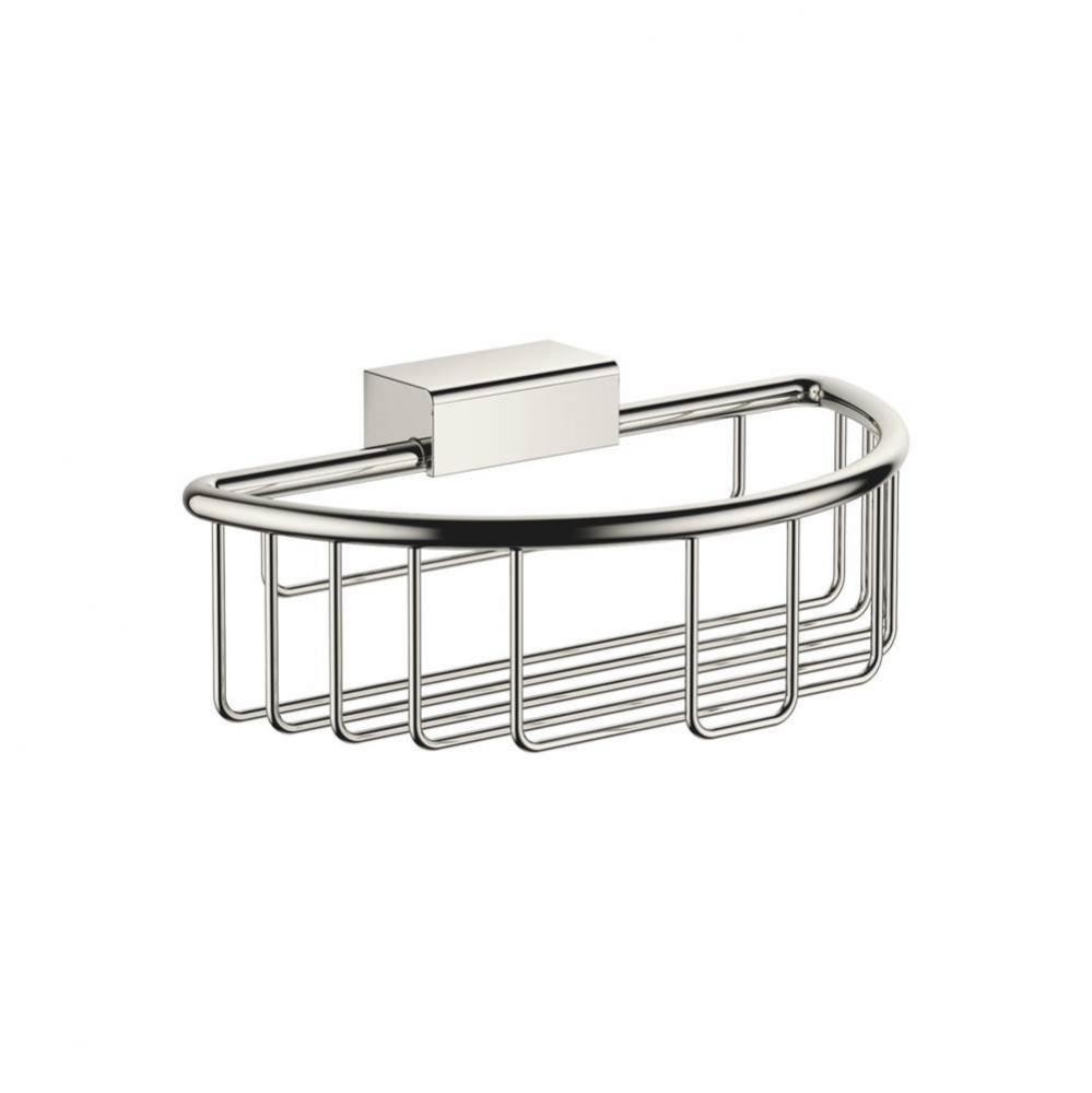 Madison Flair Shower Basket For Wall-Mounted Installation In Platinum