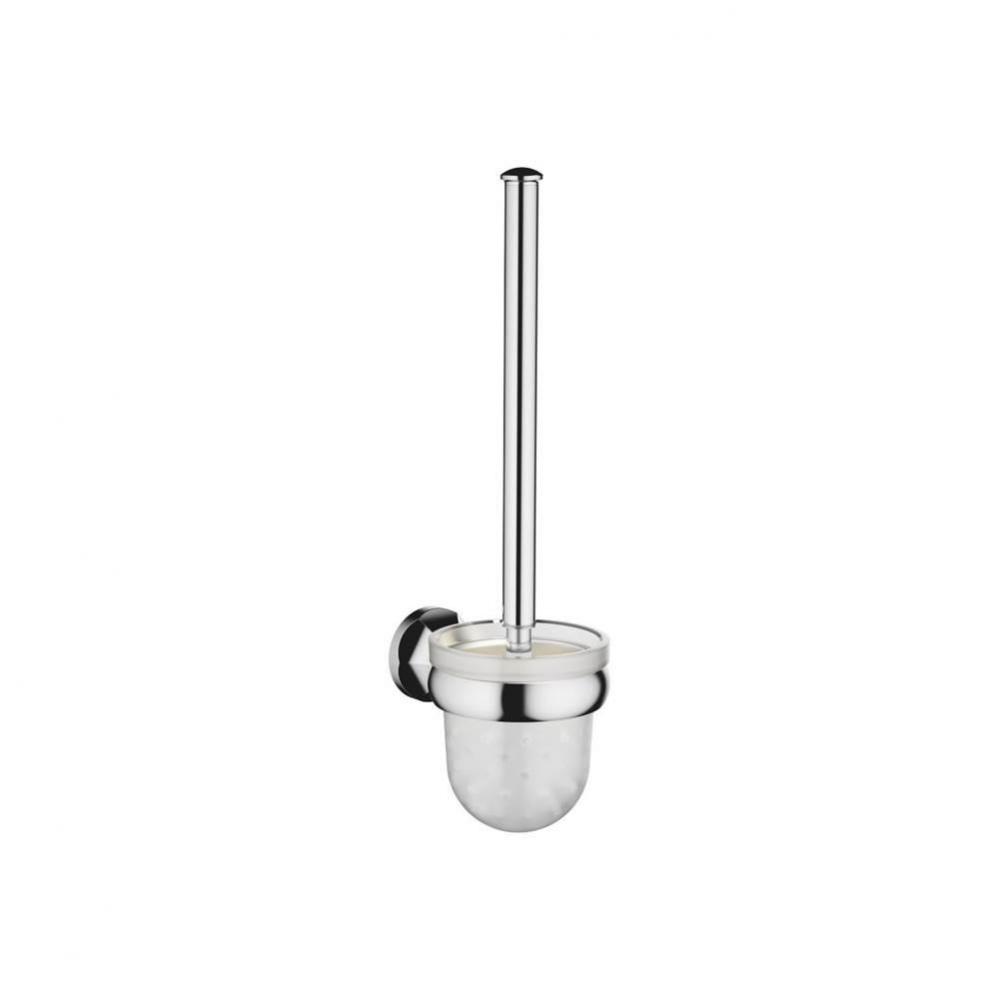 Madison Toilet Brush Set Wall-Mounted In Polished Chrome
