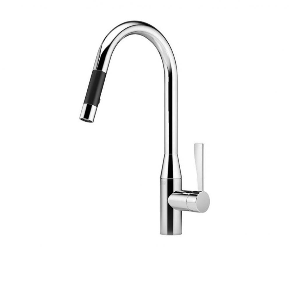 Sync Single-Lever Mixer Pull-Down With Spray Function In Polished Chrome