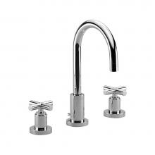 Dornbracht 20710892-000010 - Tara Three-Hole Lavatory Mixer With Drain In Polished Chrome