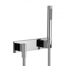 Dornbracht 27818980-000010 - Hand Shower Set With Cover Plate In Polished Chrome