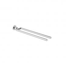 Dornbracht 83210892-00 - Tara Towel Bar Two-Piece Fixed In Polished Chrome