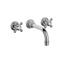 Dornbracht 36712361-170010 - Wall-Mounted Three-Hole Lavatory Mixer Without Drain
