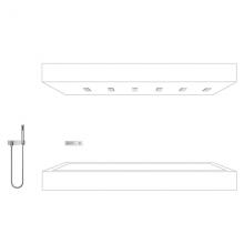 Dornbracht 41286979-00 - Horizontal Shower Massage Shower