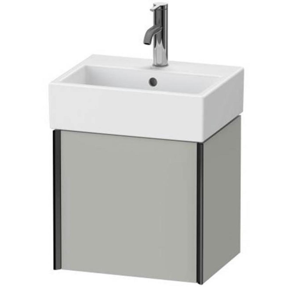 Duravit XViu One Door Wall-Mount Vanity Unit Concrete Gray