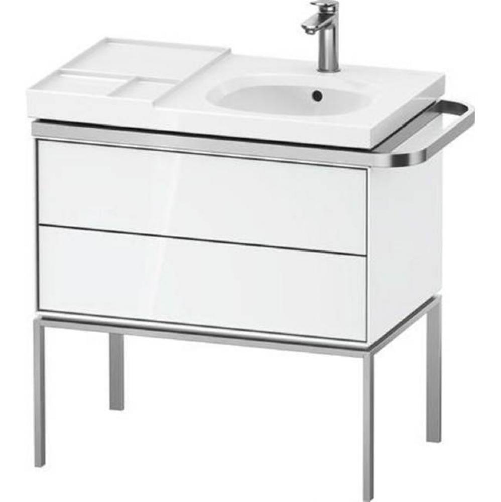Duravit Aurena 30 7/8'' Wall Mount Two Drawer Single Vanity Cabinet in High Gloss White,