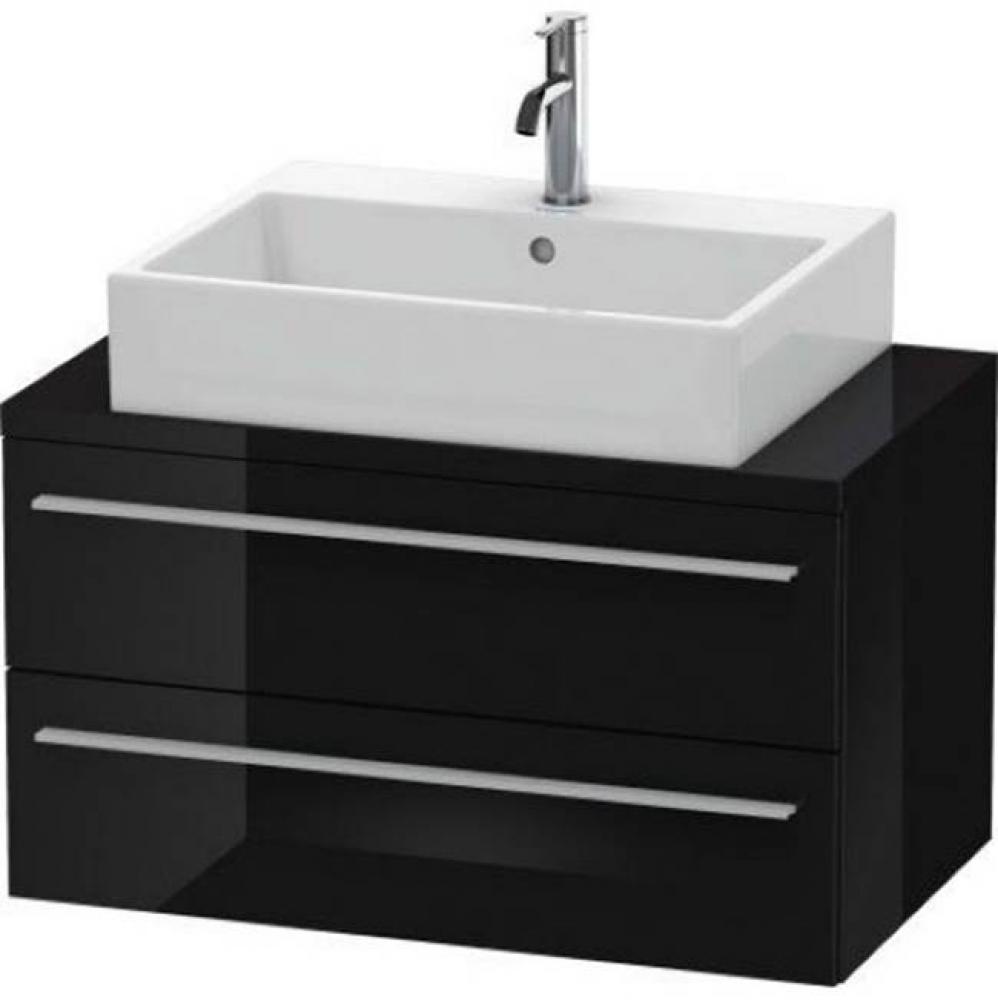 Duravit X-Large Vanity Unit for Console  Black High Gloss