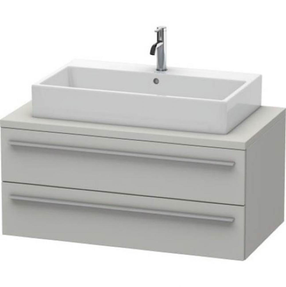 Duravit X-Large Vanity Unit for Console  Concrete Gray Matte