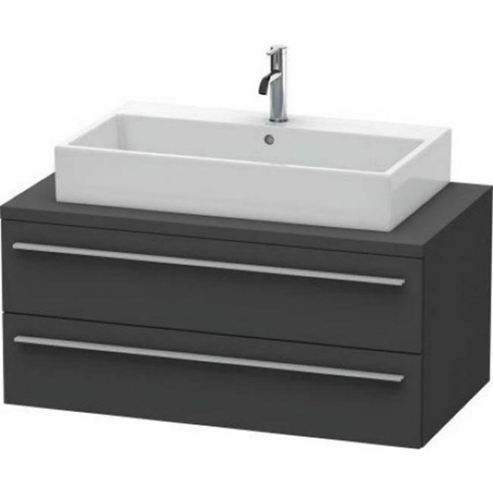 Duravit X-Large Vanity Unit for Console  Graphite Matte