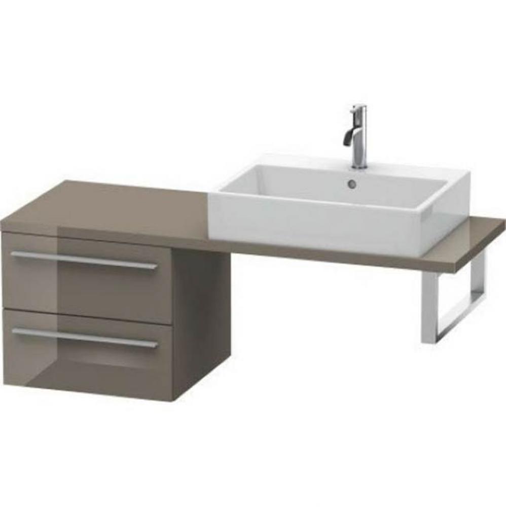Duravit X-Large Vanity Unit for Console  Flannel Gray High Gloss